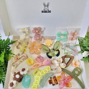RABLOO 23pcs New Hair Claw Clips Set |Hair Accessories Gift Set | full hair kit